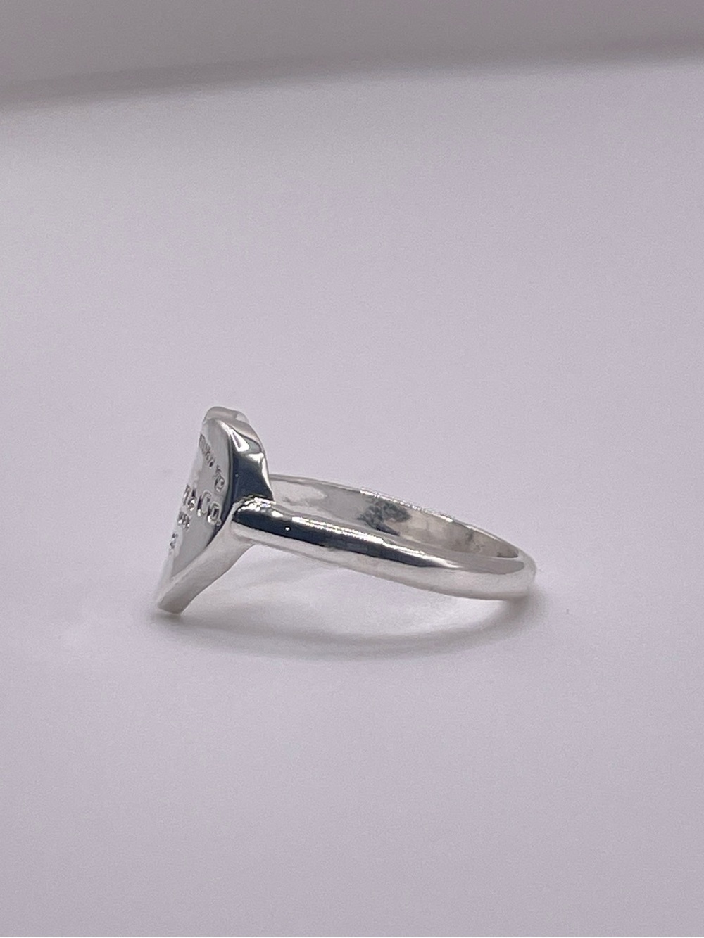 Tiffany & Co. Sterling Silver Heart Ring - Picture 5 of 8